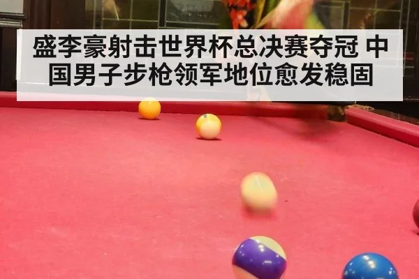 盛李豪射击世界杯总决赛夺冠 中国男子步枪领军地位愈发稳固