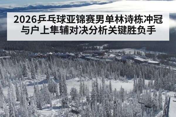 2026乒乓球亚锦赛男单林诗栋冲冠与户上隼辅对决分析关键胜负手